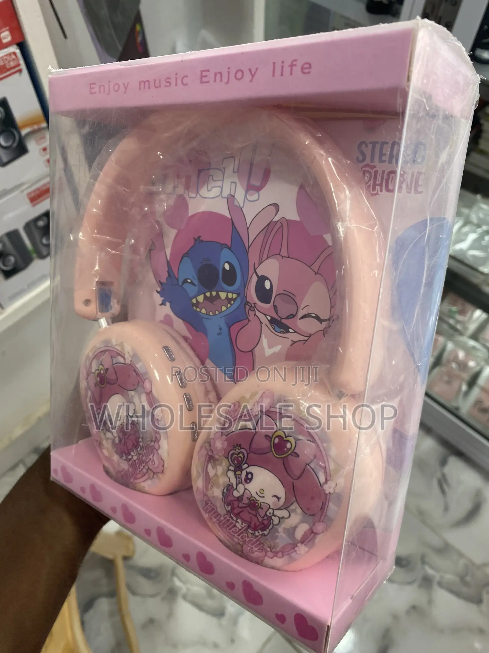 Pink Headphones