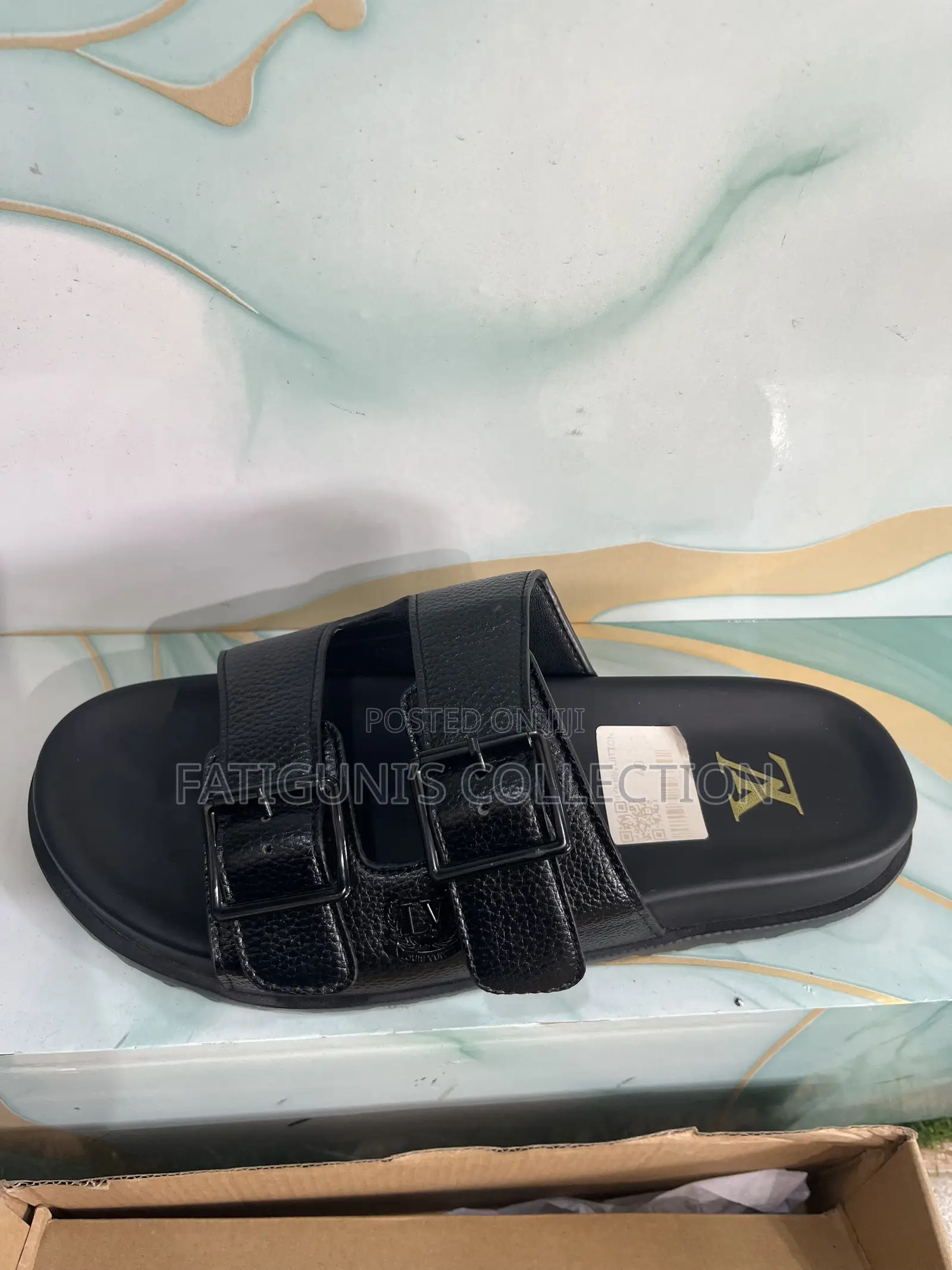 Classy Men’s Open-Toe Casual Slides