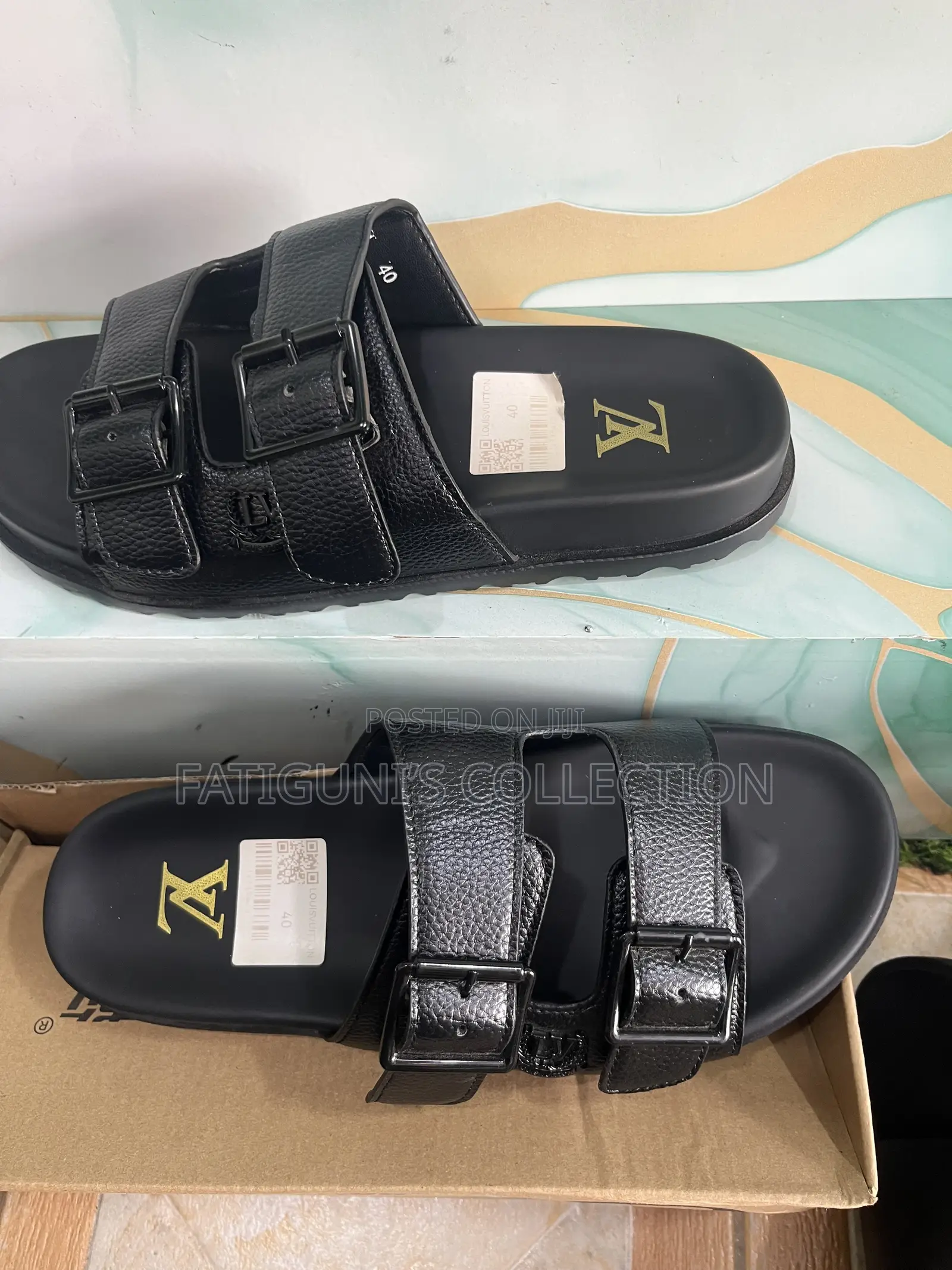Classy Men’s Open-Toe Casual Slides