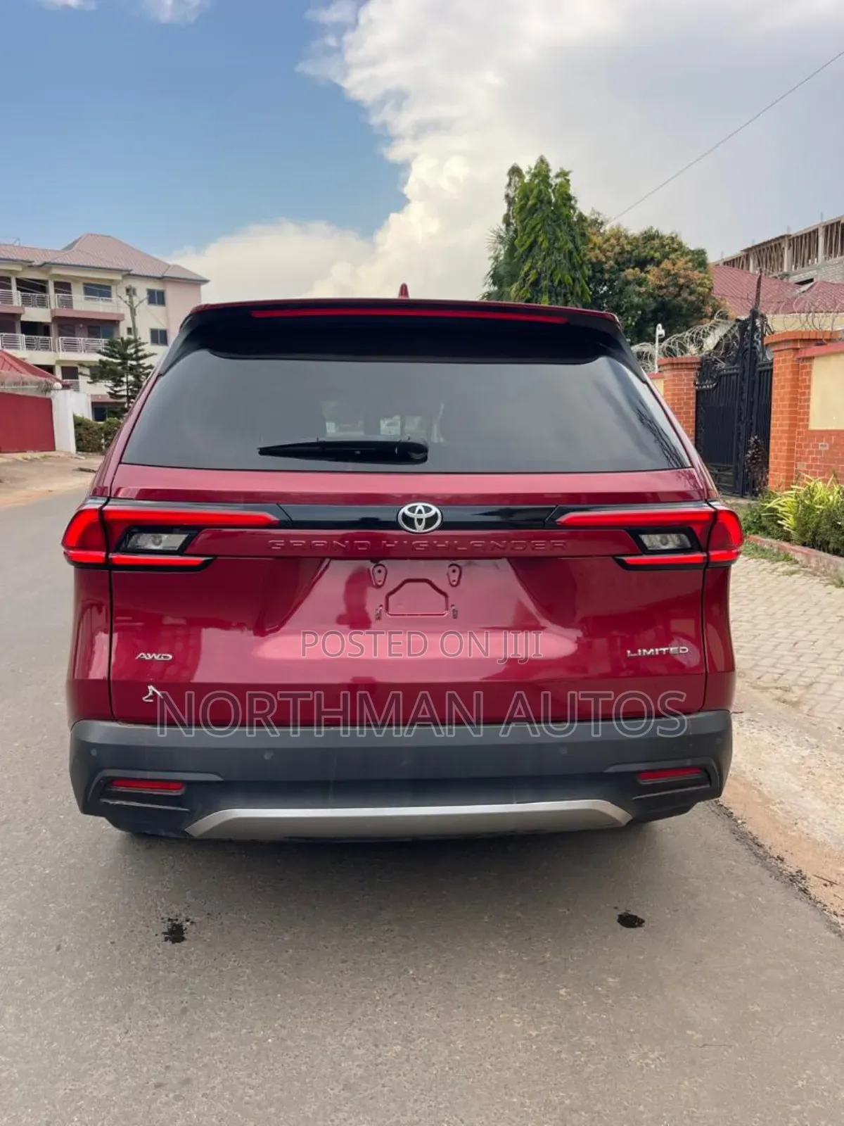 Toyota Grand Highlander Limited AWD 2024 Burgundy