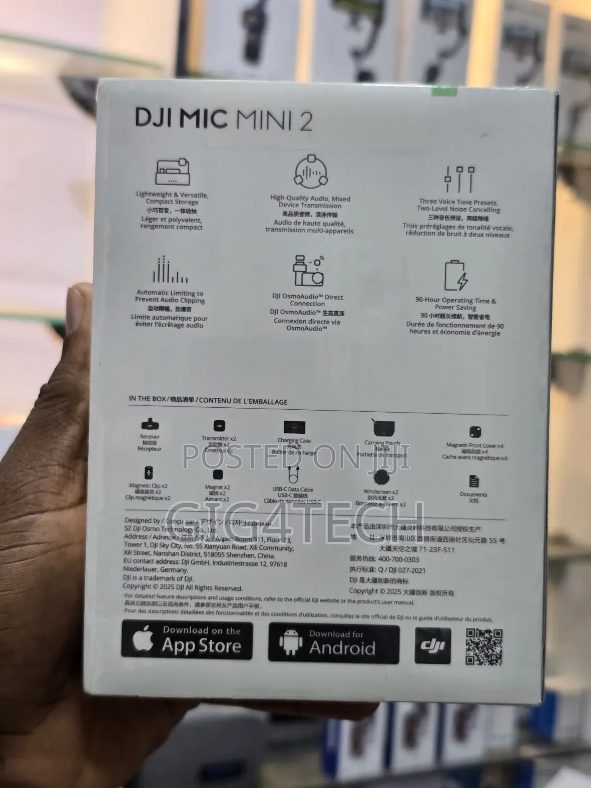DJI Mic Mini 2 USB-C (2 TX + 1 Mobile RX + CC) Wireless Microphone