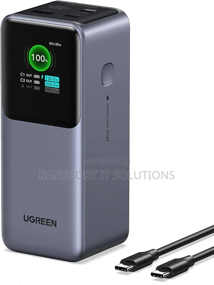 UGREEN Nexode 20000mAh 130W Portable PD Power Bank for MacBook Pro 16