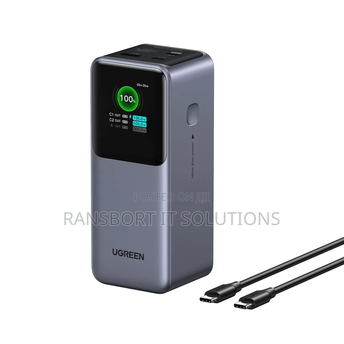 UGREEN Nexode 20000mAh 130W Portable PD Power Bank for MacBook Pro 16