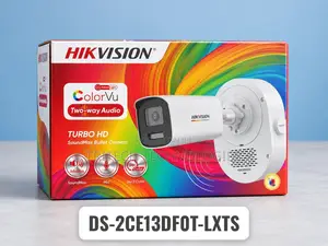HIKVISION DS-2CE13DF0T-LXTS2MP SoundMax Two Way Audio & Siren Fixed
