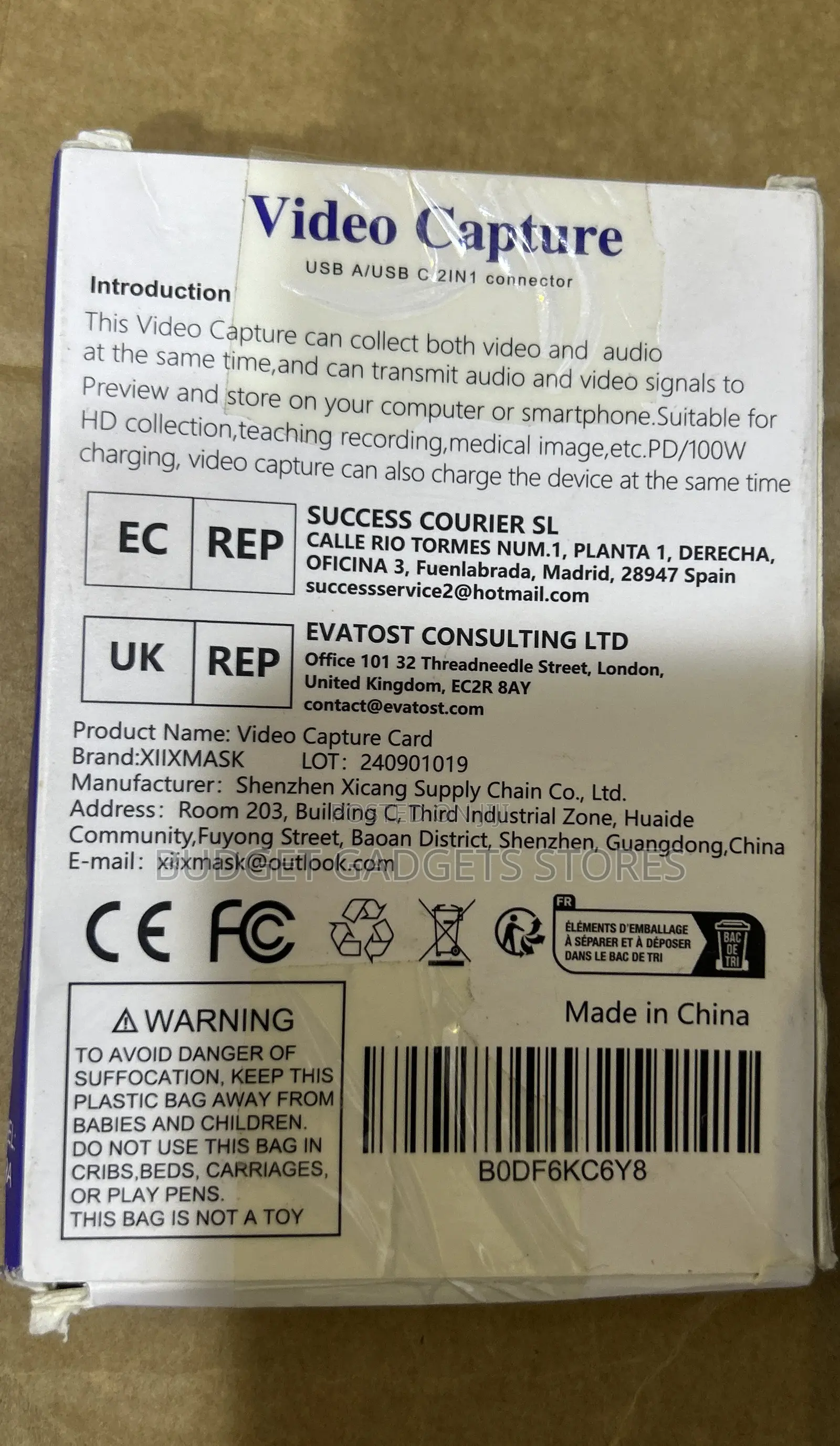 2-in-1 HDMI to USB 3.0 / Type-C Video Capture Card