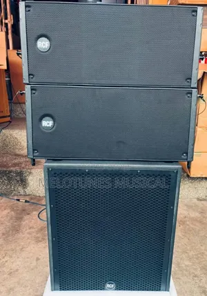 Pair of RCF 10inches Active Line Array & Bass Speakers