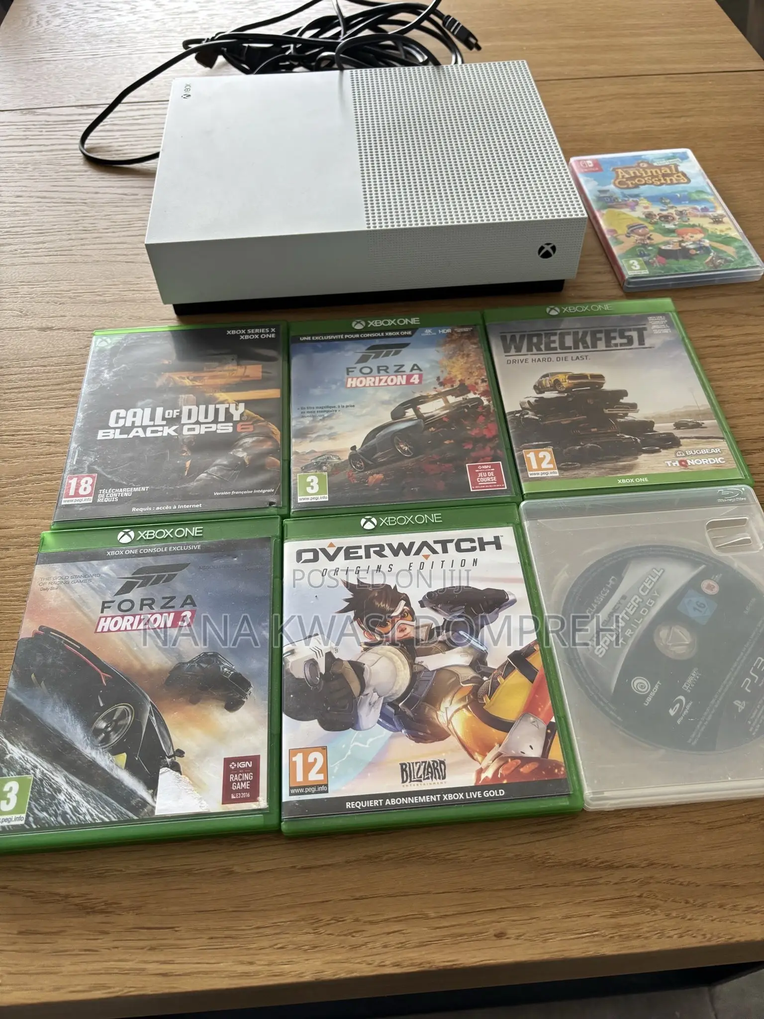 UK Xbox One S 1TB With 5 Games and Controller. 100% Neat