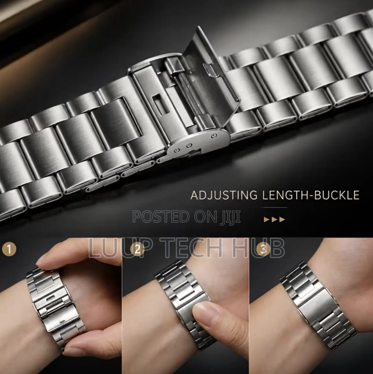 Stainless Steel Metal Strap for Apple Watch Series and Ultra