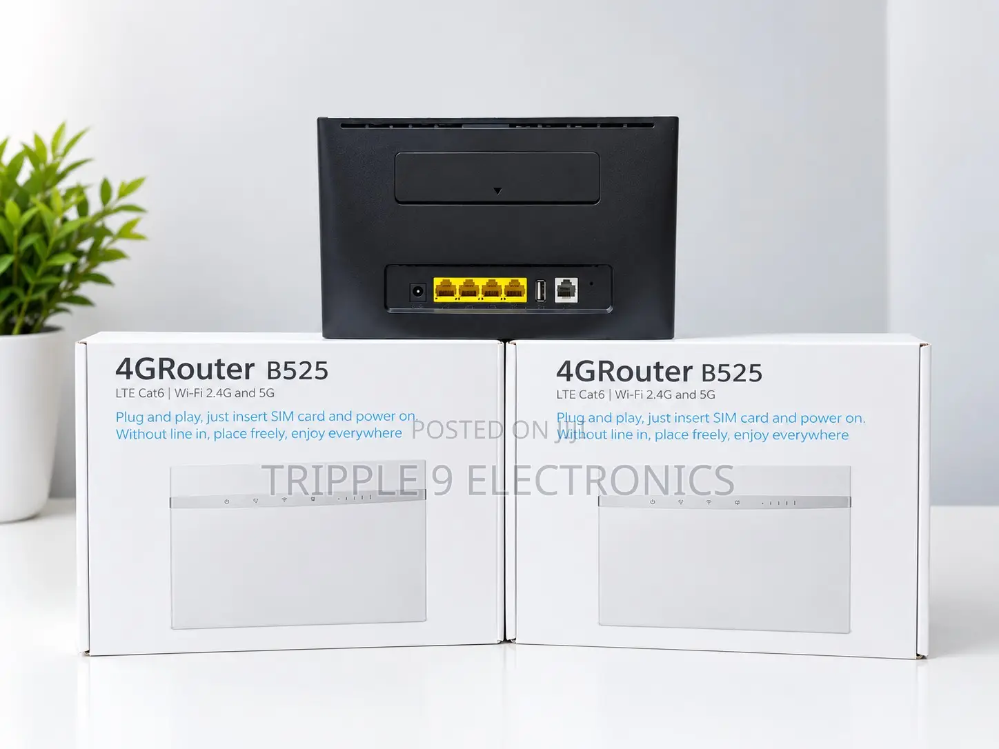Huawei B525 Universal Cat 6 Router ( Power Bank Included)