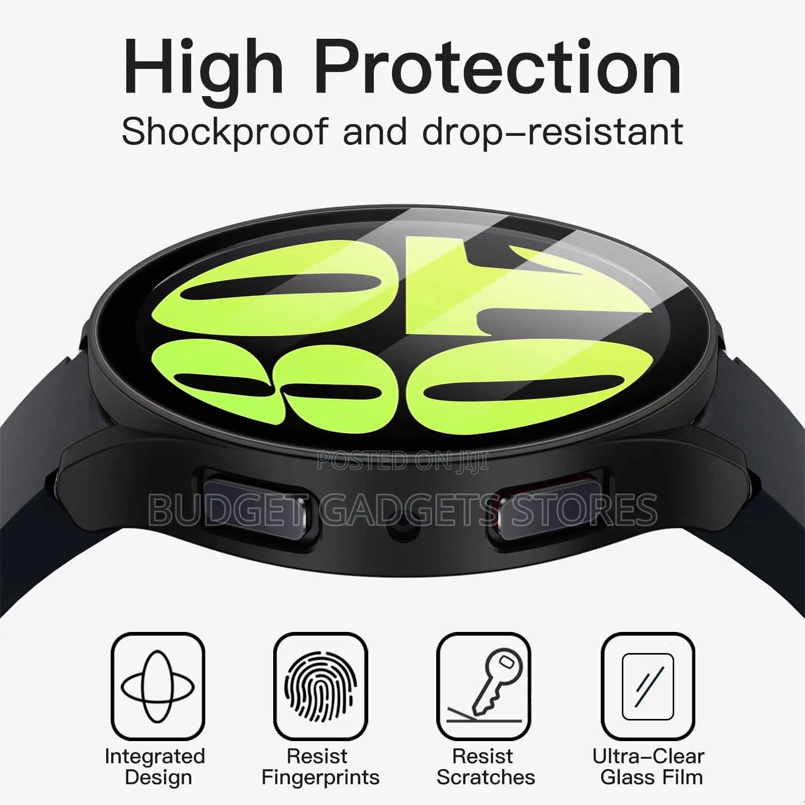 Case With Screen Protector for Samsung Galaxy Watch 6 44mm