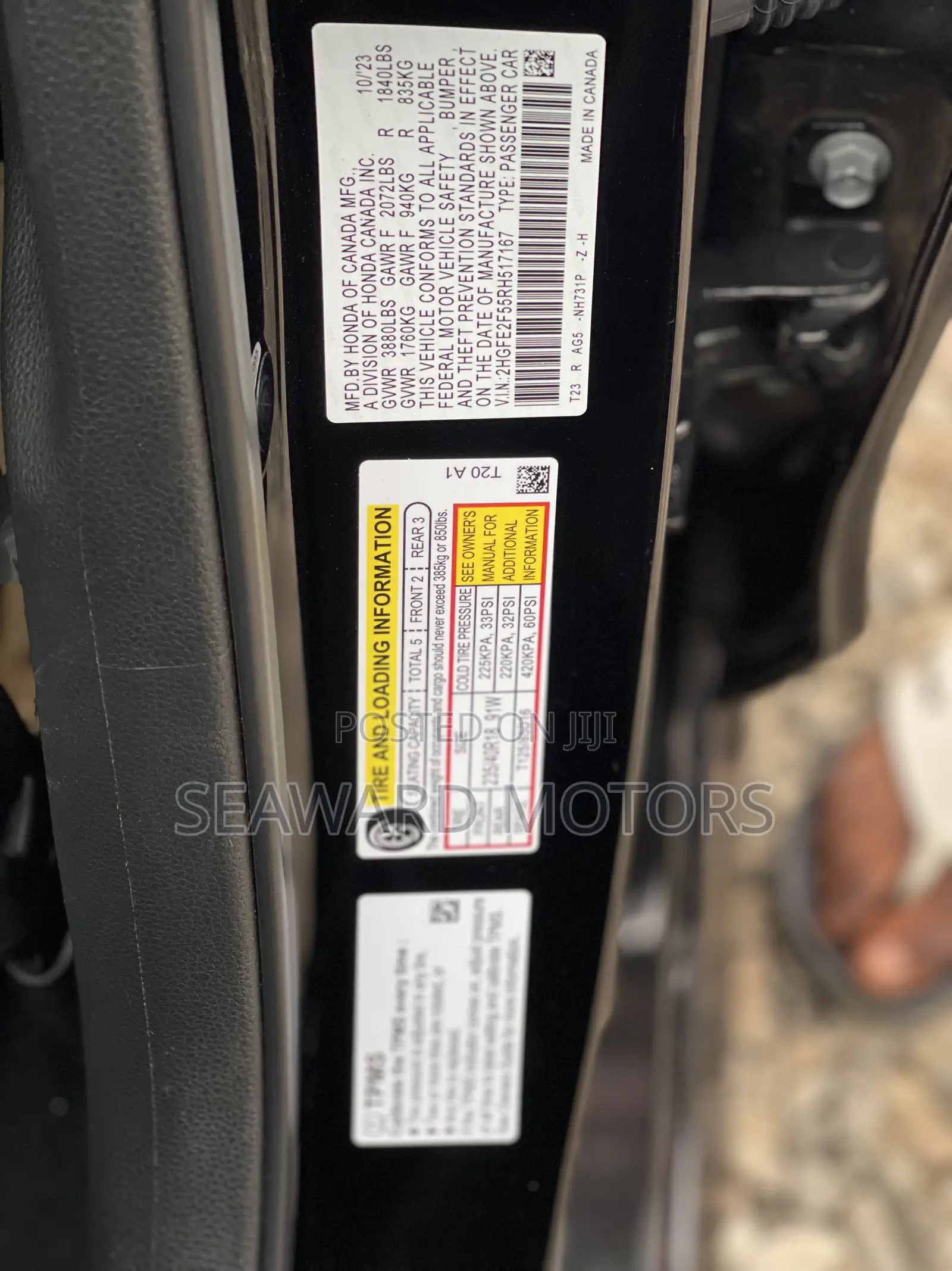 Honda Civic Sport CVT 2024 Black