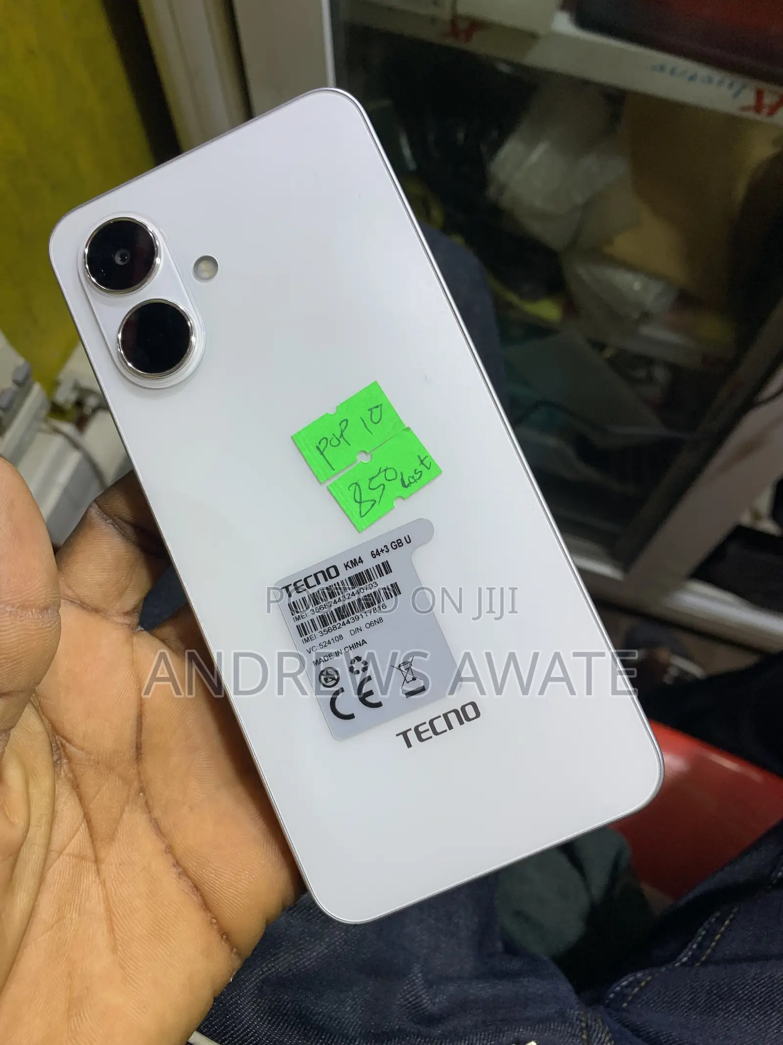 Tecno Pop 10 64 GB White