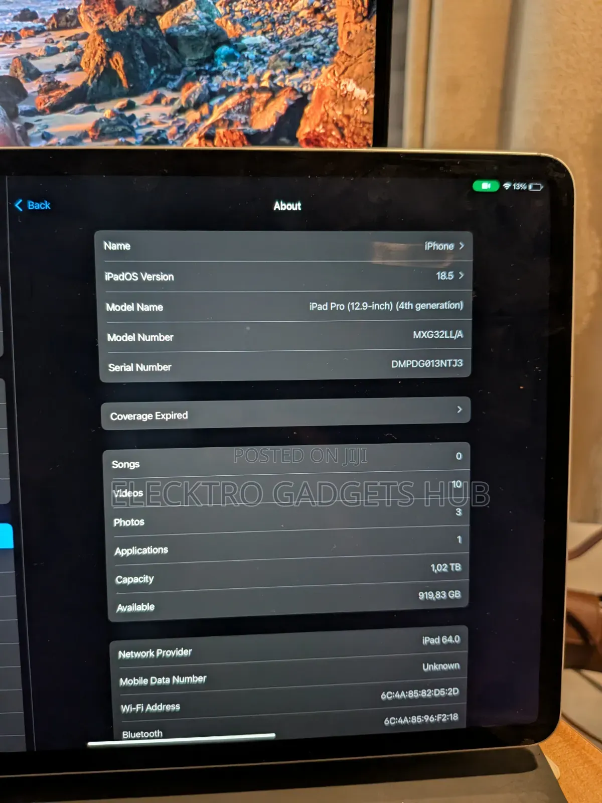 Apple iPad Pro 12.9 (2020) 1 TB Silver