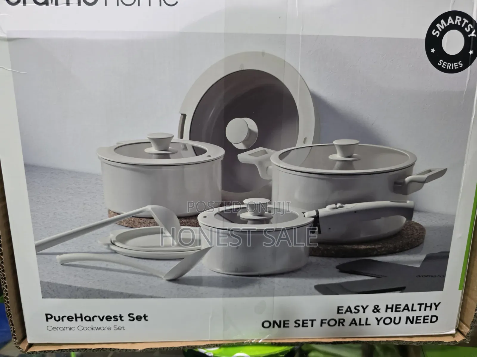 Oraimo PureHarvest Set Versatile Convenient Ceramic Cookware Set