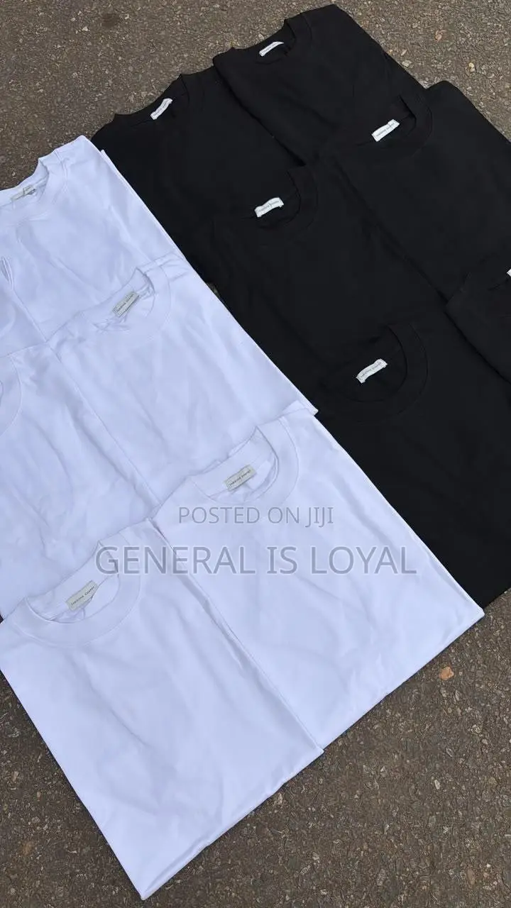 Heavy Cotton White Plain T Shirt