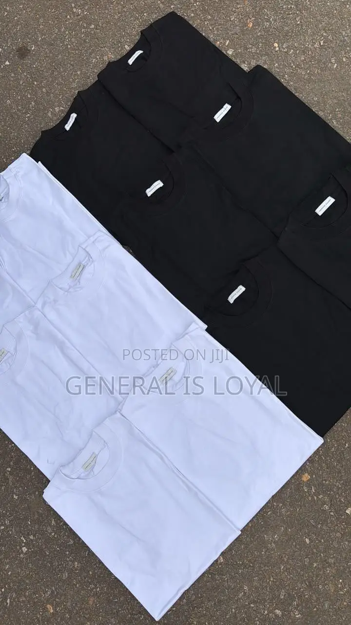 Heavy Cotton White Plain T Shirt