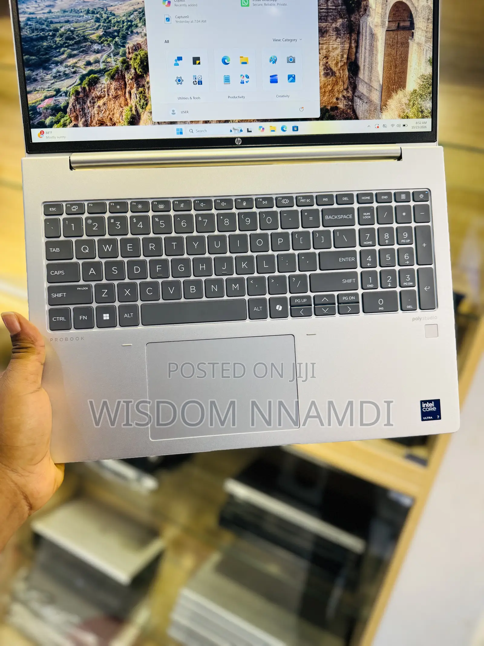 New Laptop HP ProBook 460 G11 16GB Intel Core Ultra 7 SSD 512GB