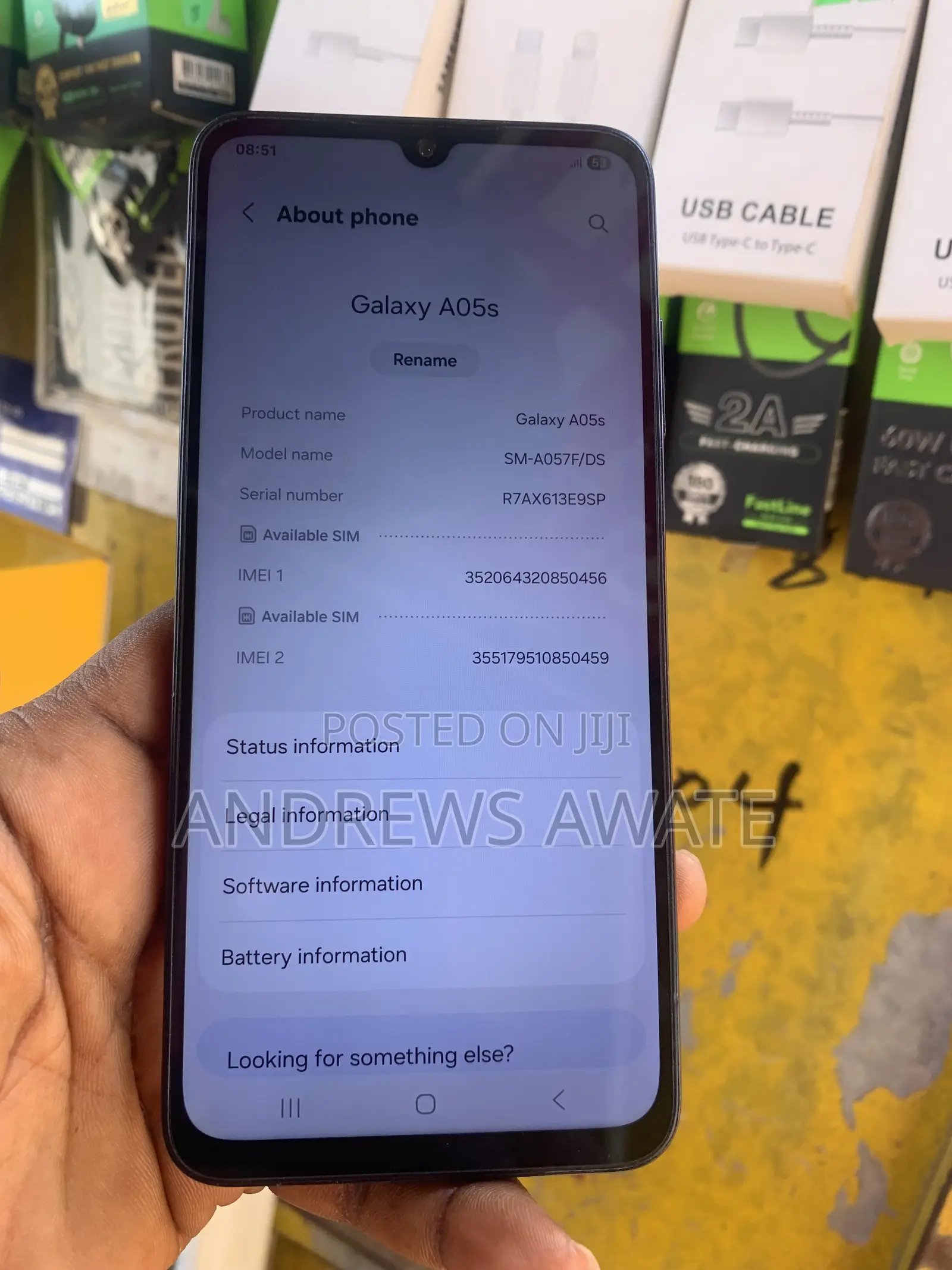 Samsung Galaxy A05s 64 GB Black
