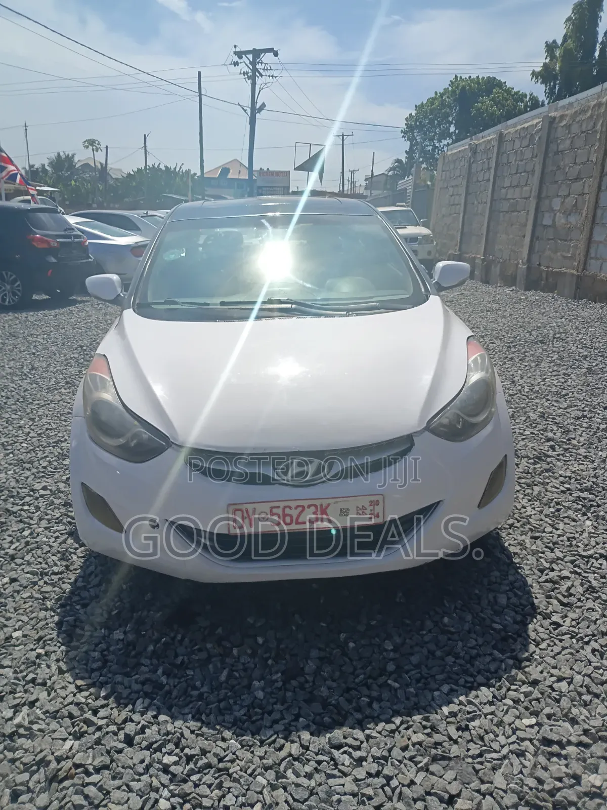 Hyundai Elantra GLS Sedan FWD (1.8L 4cyl 6A) 2013 White