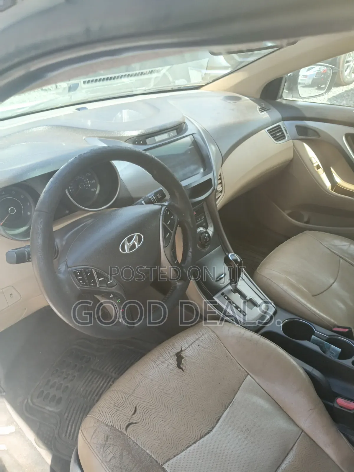 Hyundai Elantra GLS Sedan FWD (1.8L 4cyl 6A) 2013 White