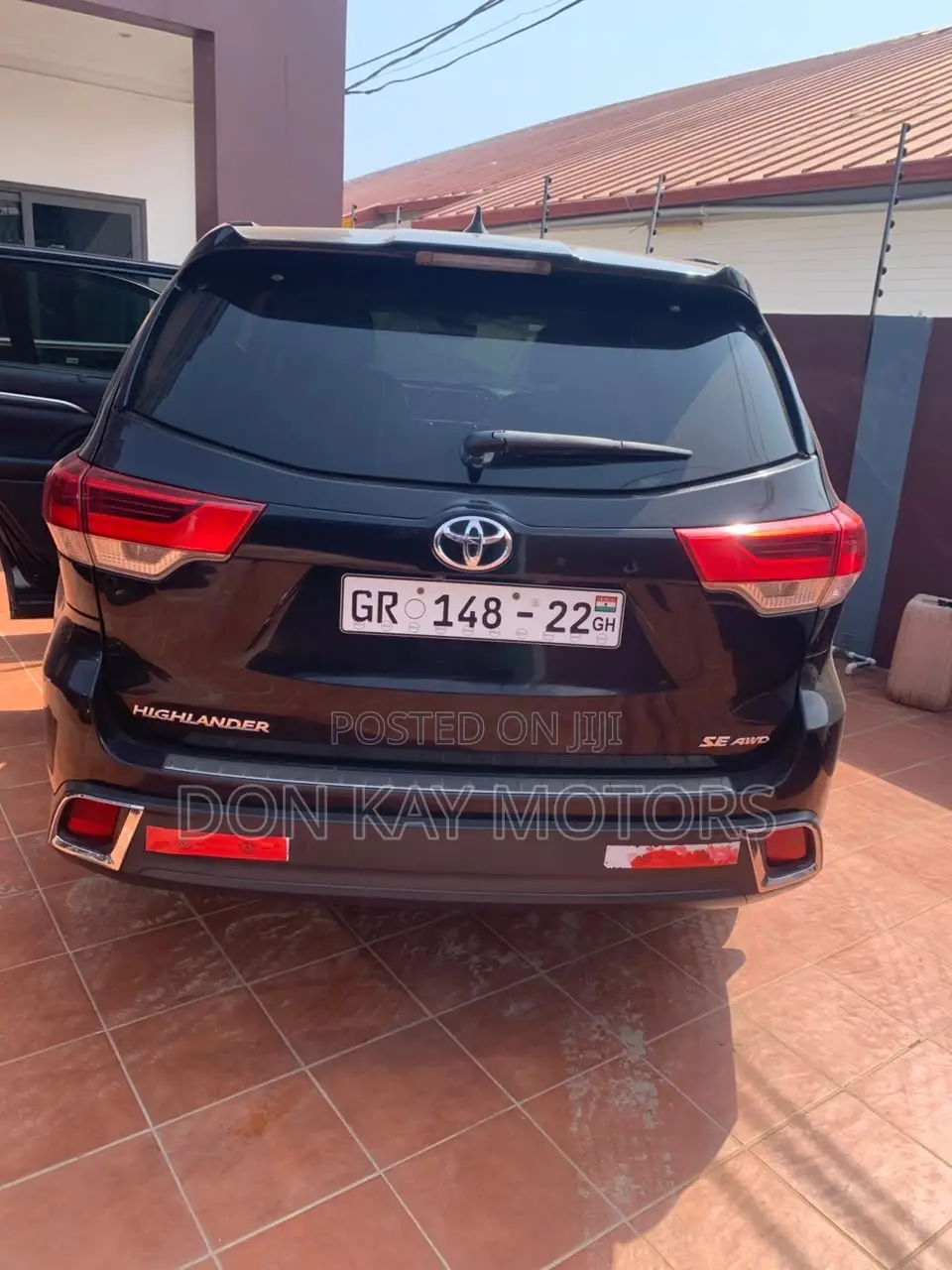 Toyota Highlander SE 4x4 V6 (3.5L 6cyl 8A) 2018 Black