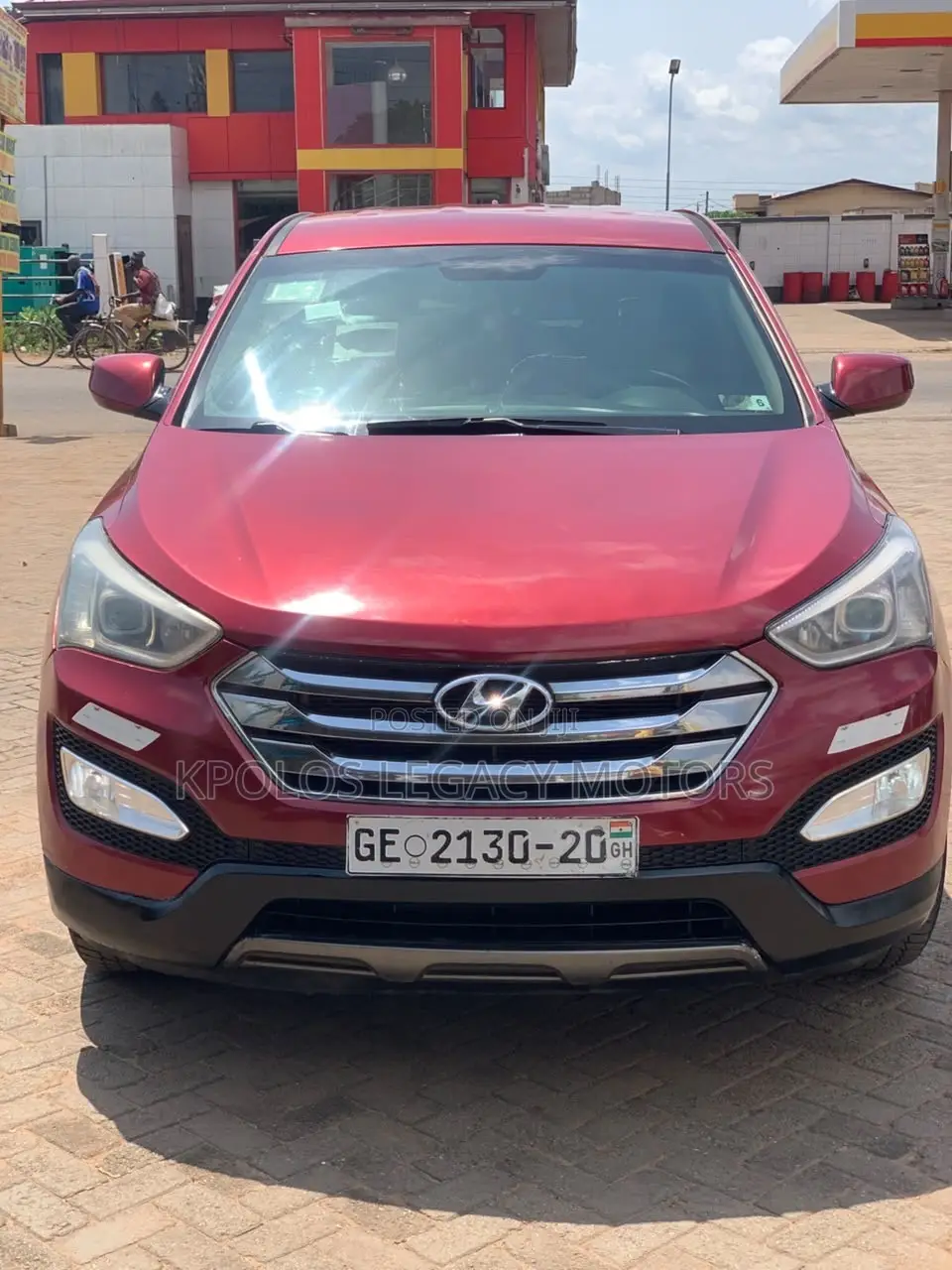 Hyundai Santa Fe GLS 4dr SUV AWD (3.3L 6cyl 6A) 2014 Red
