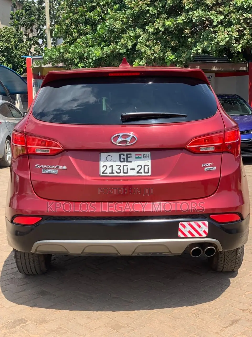 Hyundai Santa Fe GLS 4dr SUV AWD (3.3L 6cyl 6A) 2014 Red