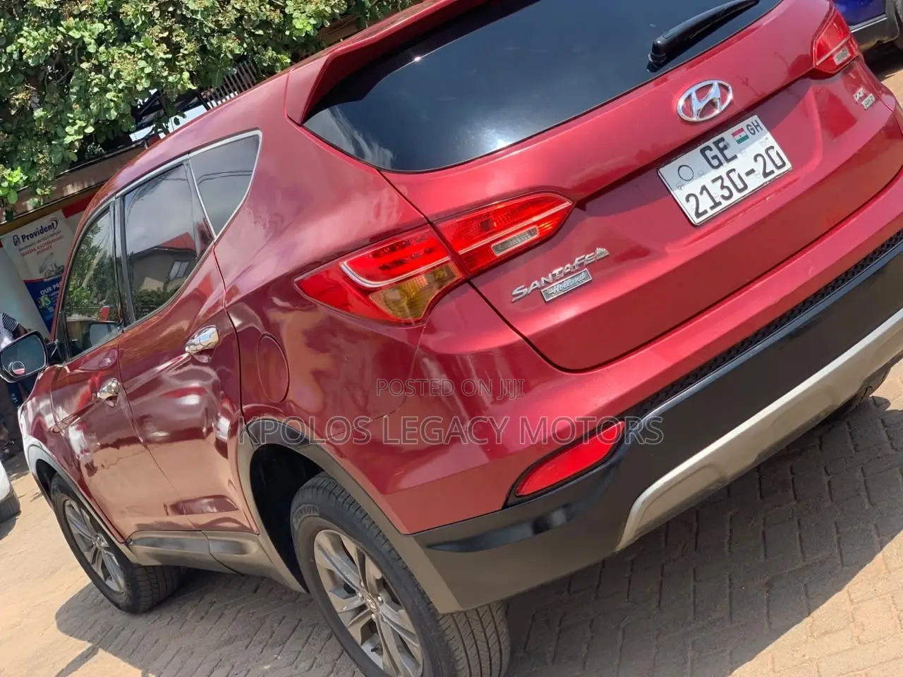 Hyundai Santa Fe GLS 4dr SUV AWD (3.3L 6cyl 6A) 2014 Red