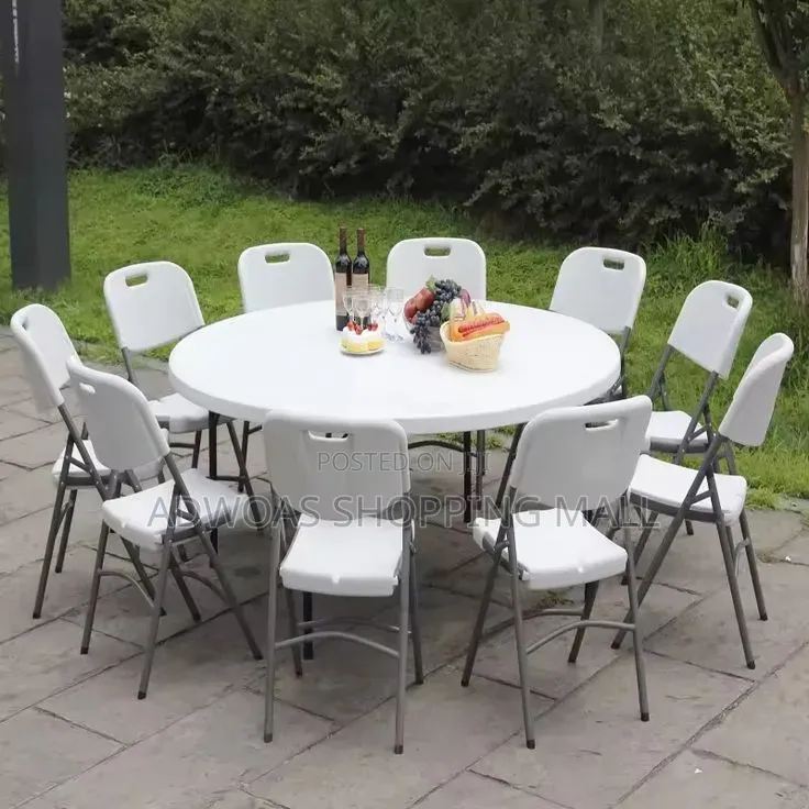 10 Seater Round Folding Table