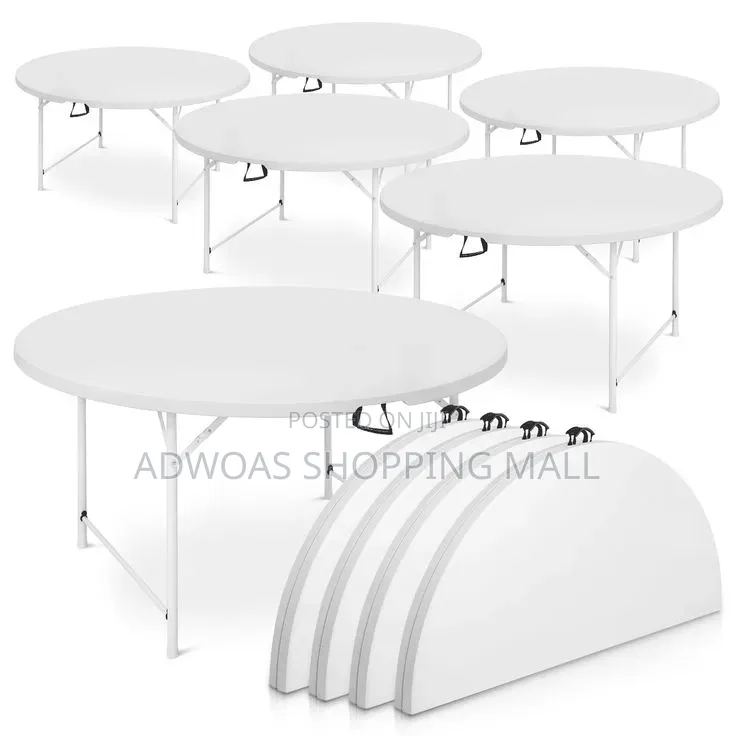 10 Seater Round Folding Table