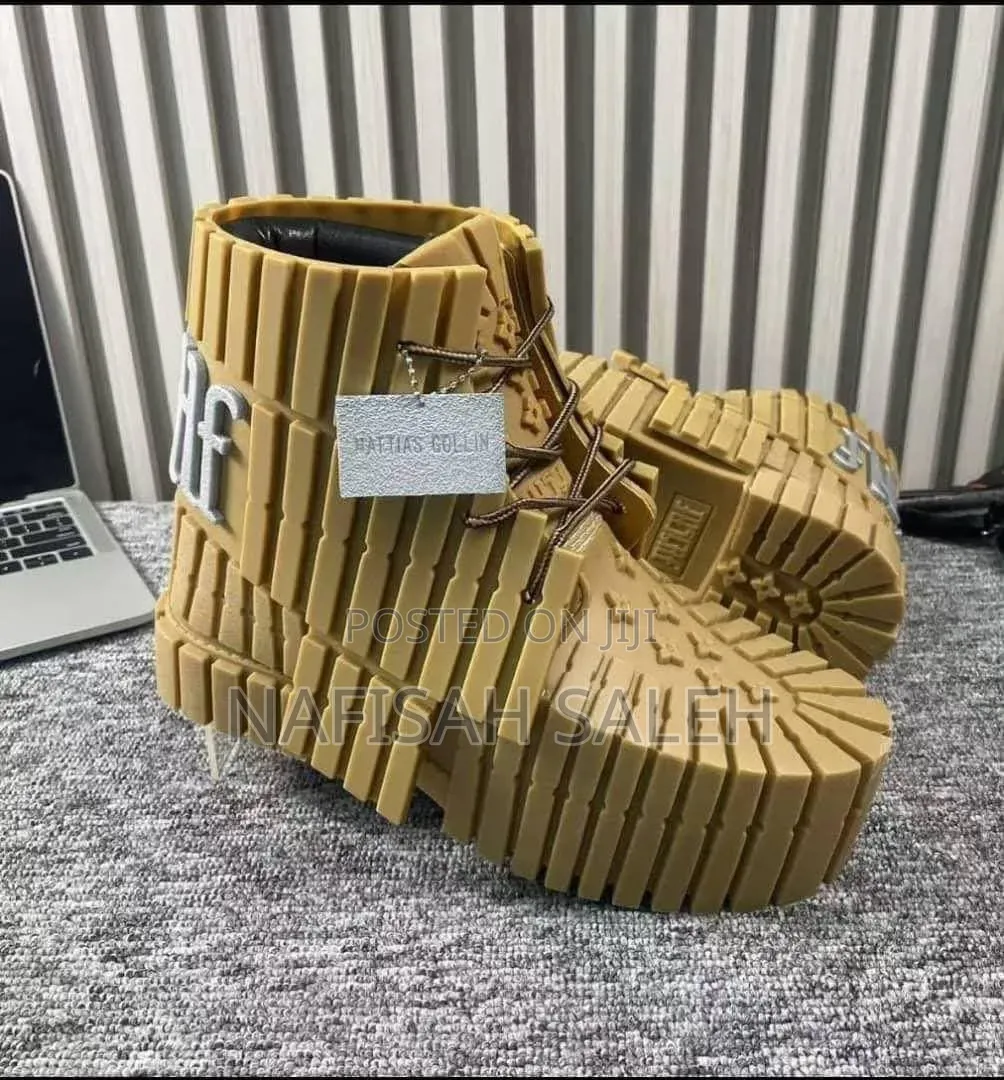 Unisex Fashion High-Top Boots – Stylish Lace-Up Platform Boots
