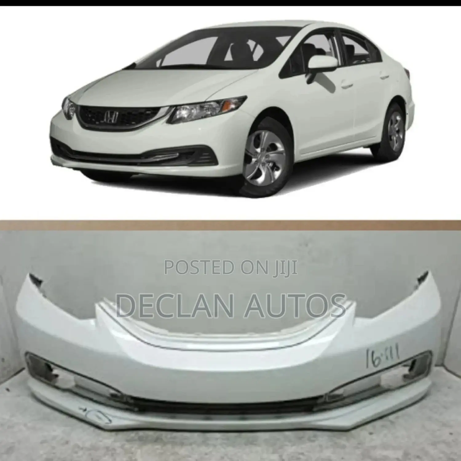 Civic 2014 Front Bumper