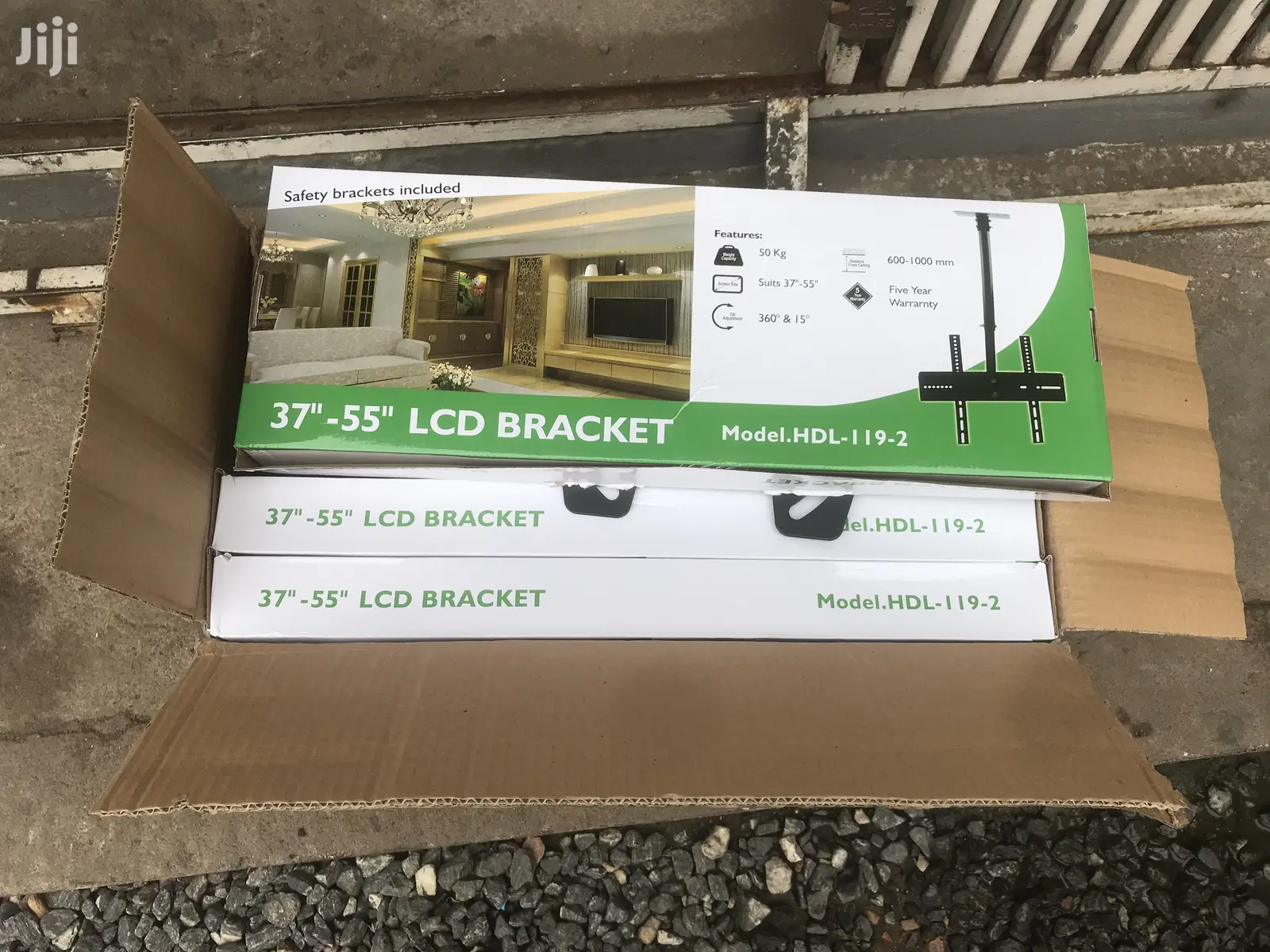 Swivel Ceiling TV Wall Mount Bracket 37- 55 Tilt Feature