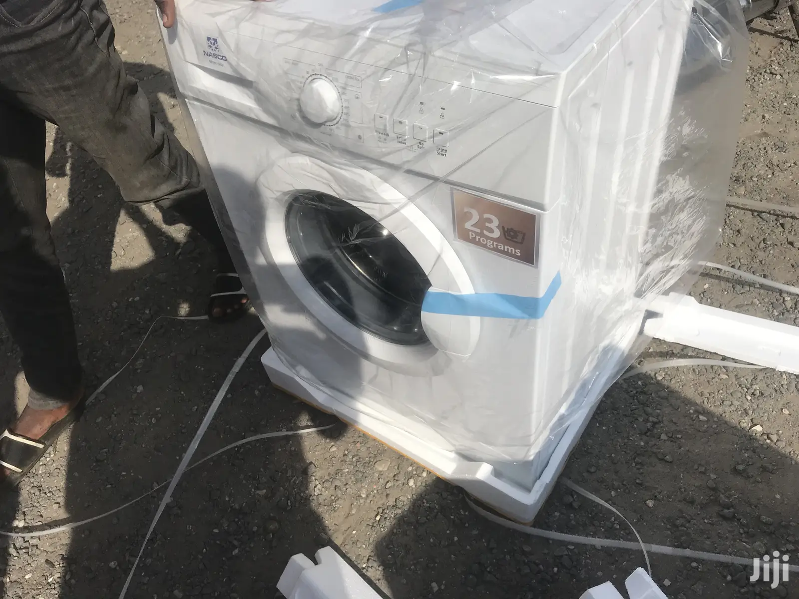 Nasco 6kg Front Load Washing Machine W/Turbo Engine Running