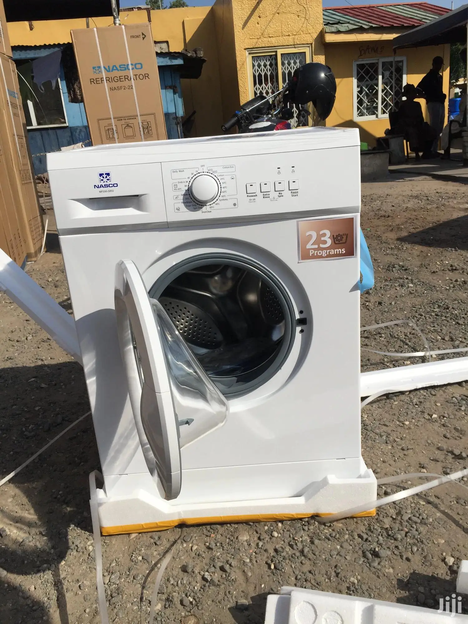 Stainless Steel Nasco 6 Kg Front Load Automatic Washing Mach