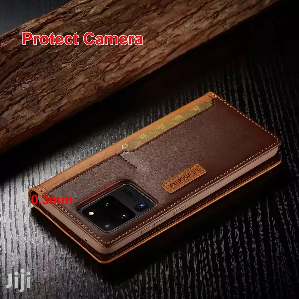 LCIMEKE Leather Flip Case4 Samsung Note20ultra Note10+ Note9