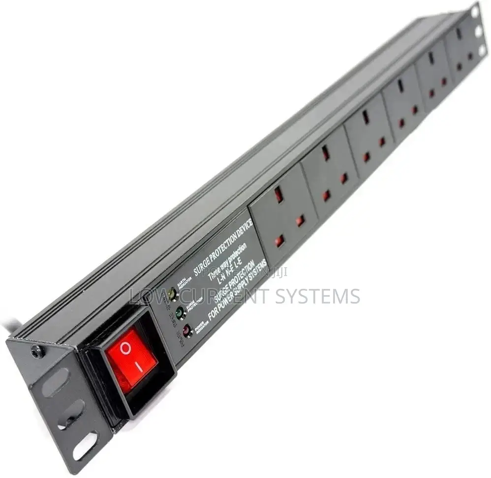 6 Way Power Distribution Unit - Pdu Uk Type