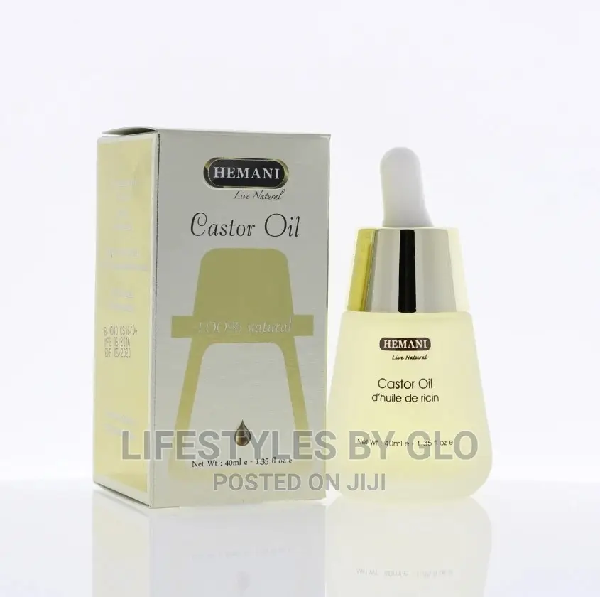 Castor Oil Cold Press Applicator (Eyebrow Hair Skin Nails)