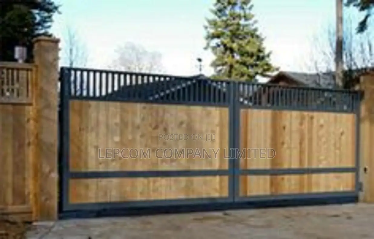 Wooden Metal Gate