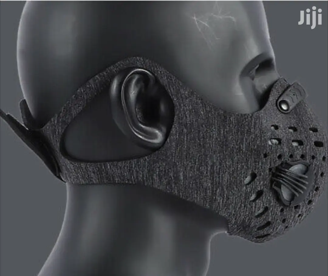 Balaclava Facemask Air Pollution Filter Grey New Strap