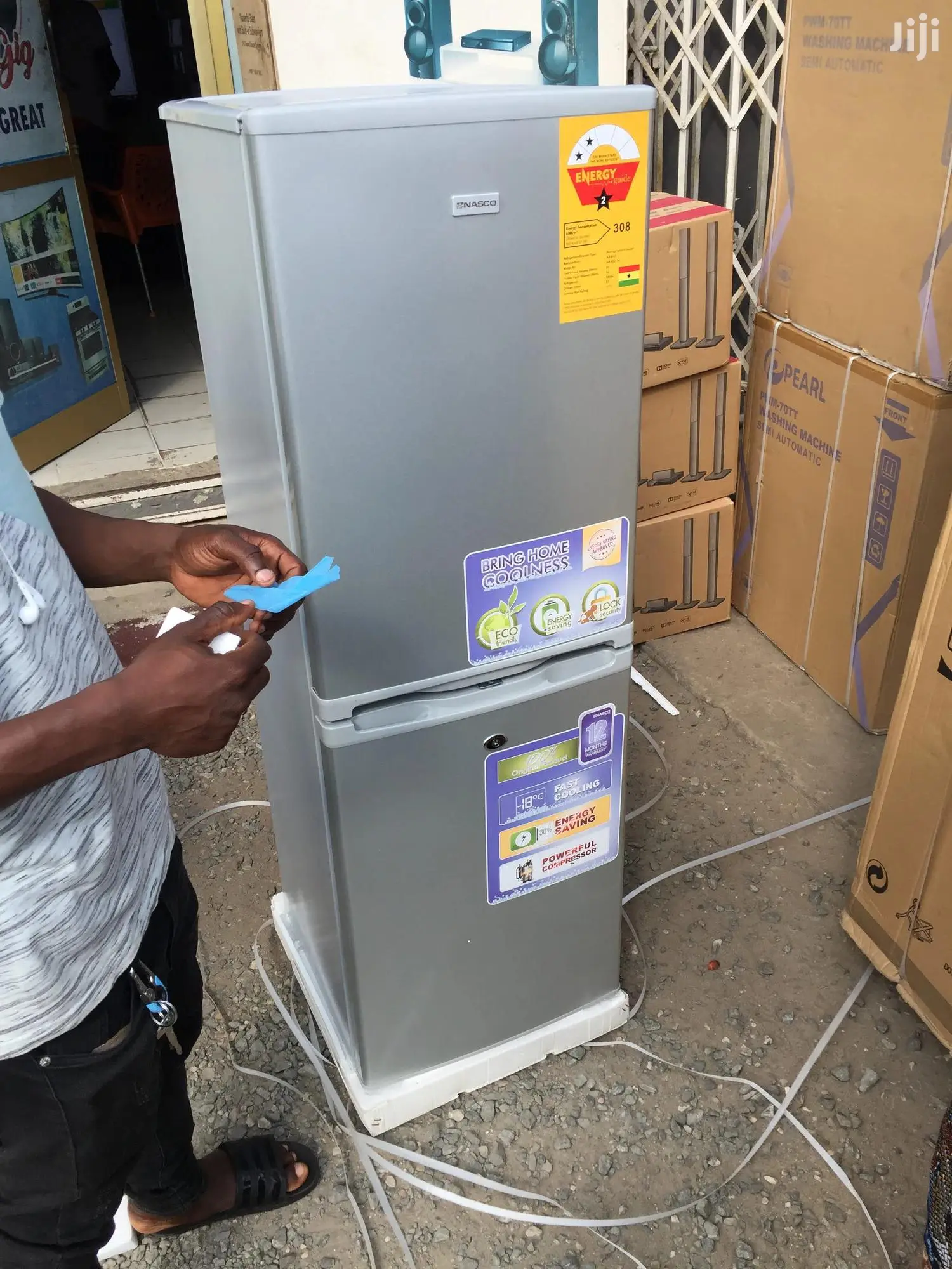 Durable New Nasco 143 L Double Door Down Freezer Fridge*!#