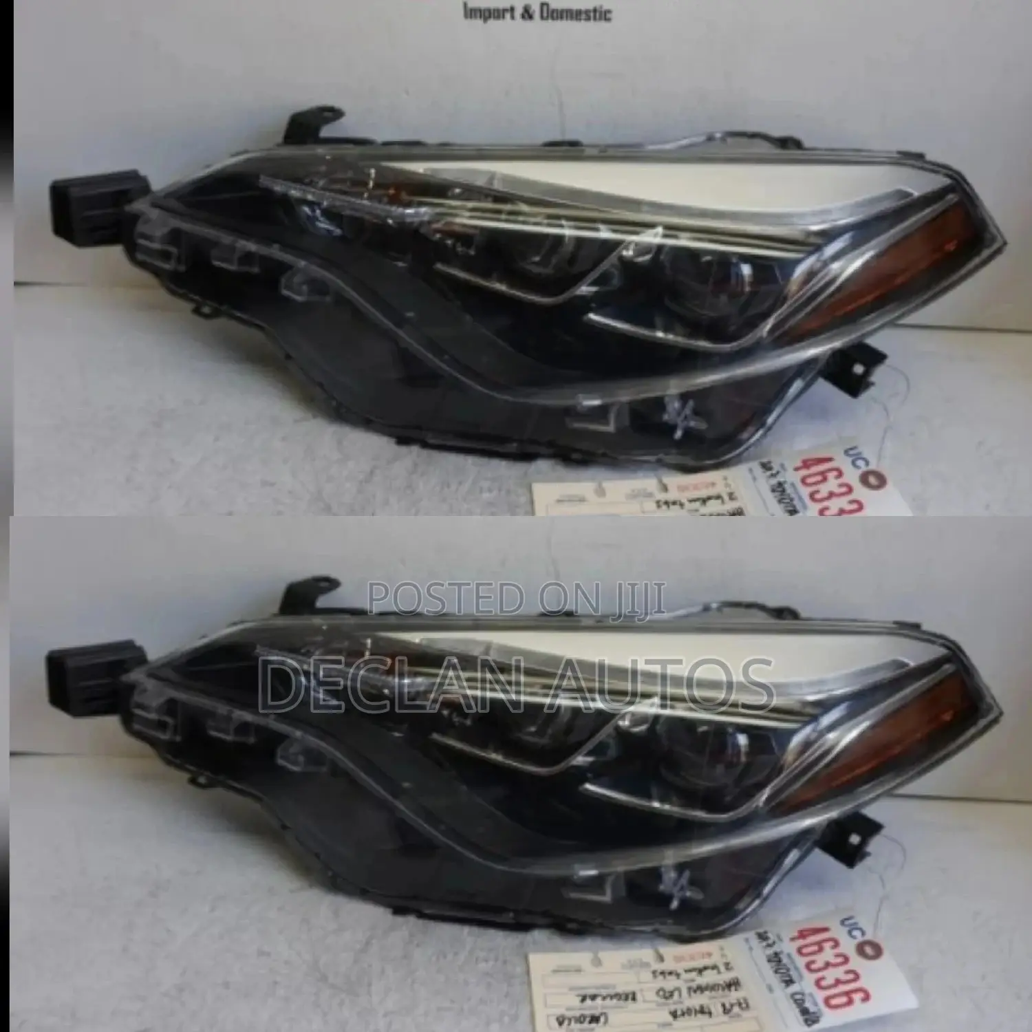 Corolla 2018 Headlights