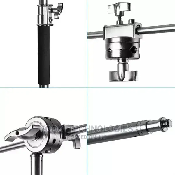 3.35 Pro Photo Studio Heavy Duty C Stand With Boom Arm