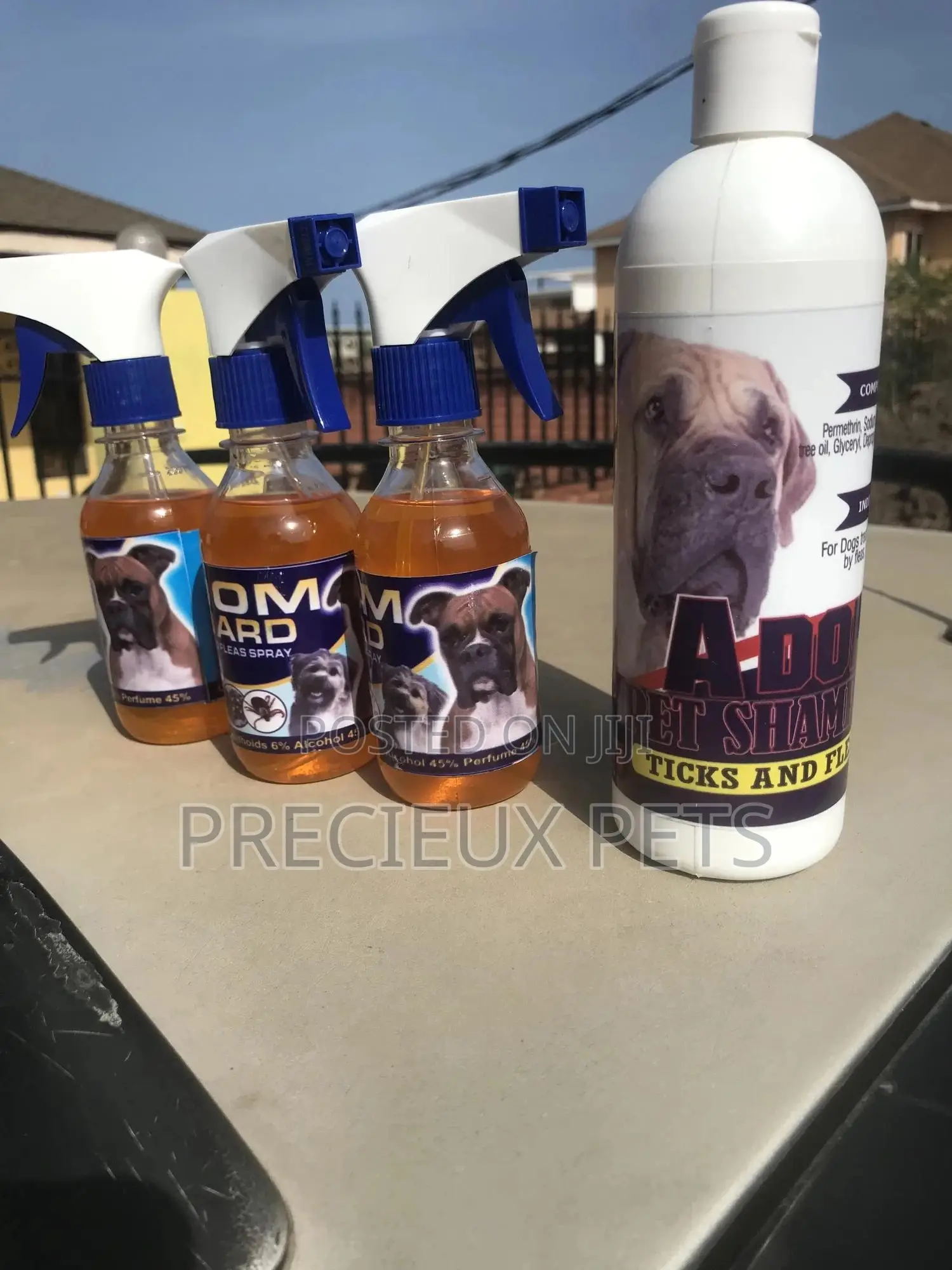 Ticks Fleas Spray and Shampoo Combo 1