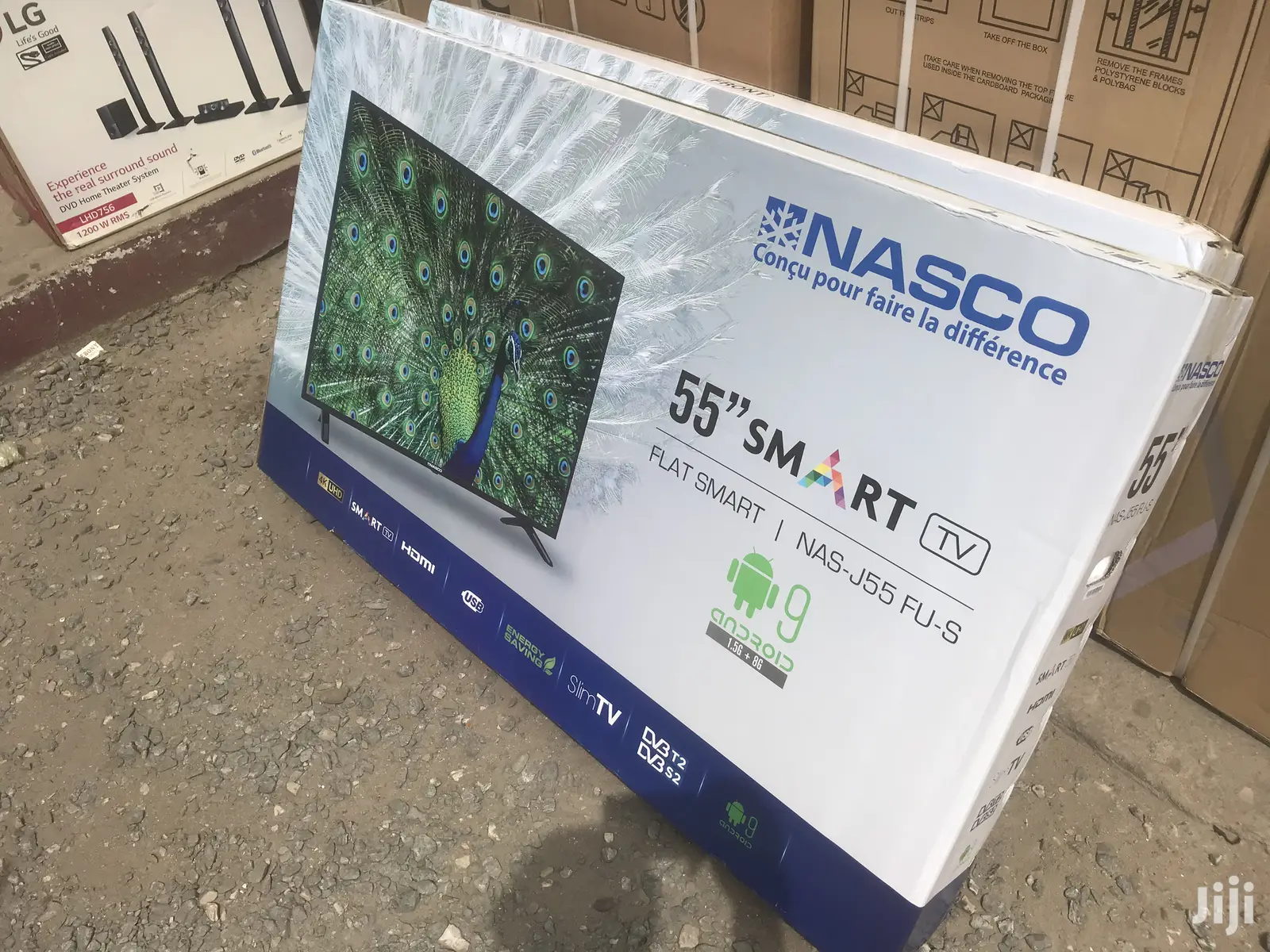 Finest Nasco 55" Uhd Digital Satellite Smart TV