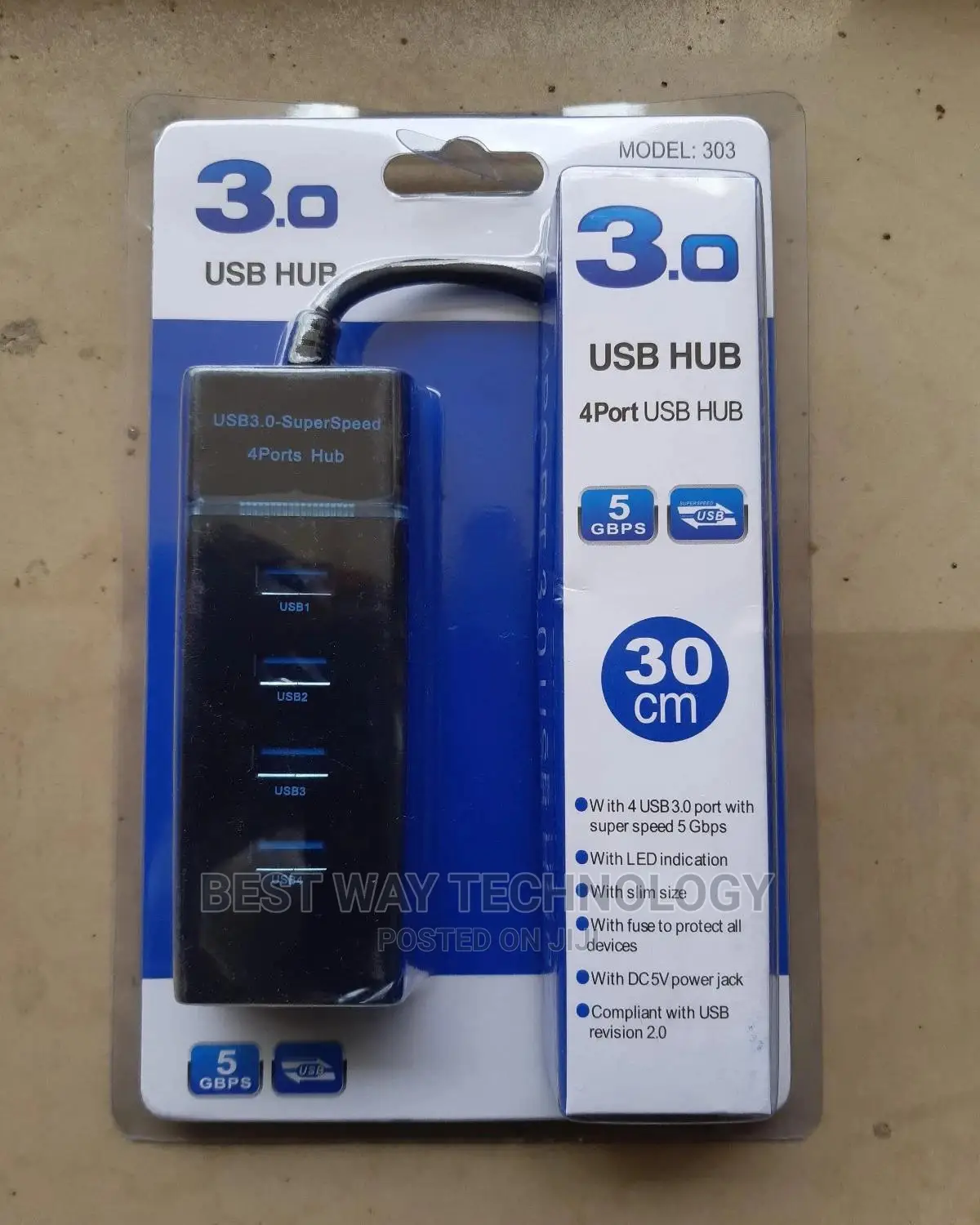 Usb Hub 3.0 With 4port