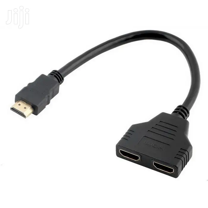 30cm Male to Female HDMI Cables 1 Male to 2 Female Splitter