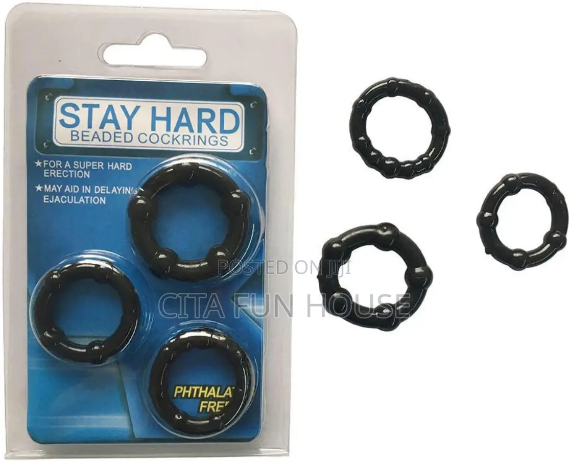 3 in 1 Stay Hard Delay Cockring