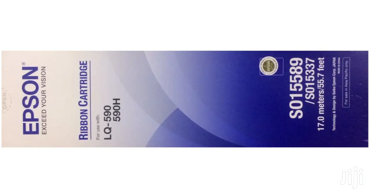 C13S015589 - LQ-590/590II/590IIN Ribbon Cartridge (Black)