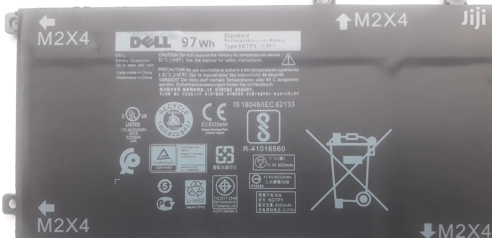 Original Dell Battery 6gtpy for Dell XPS 15 9550